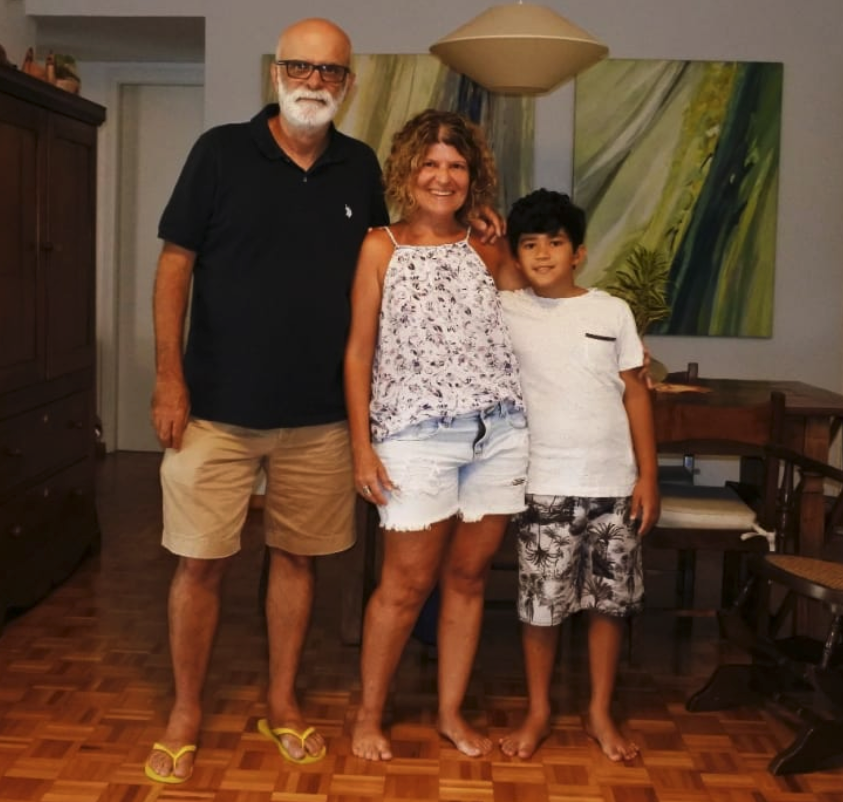 Brazilian family cast on Norwegian TV program.