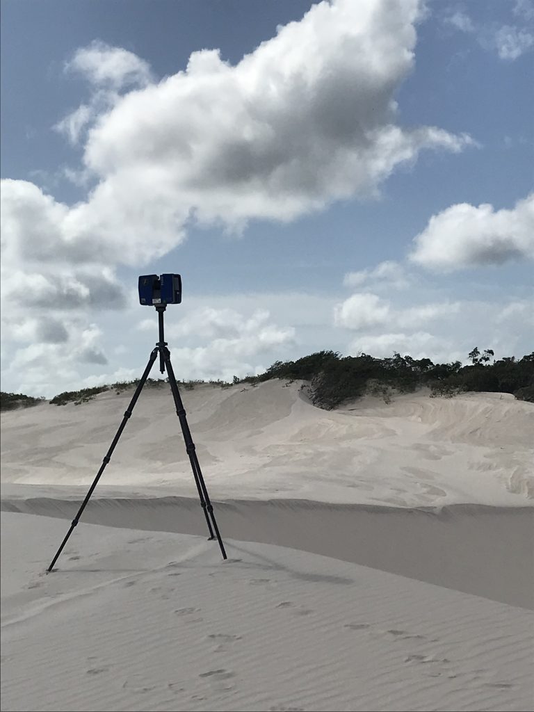 Production still from a VFX / LiDar shoot for Sony's Star Trek: Discovery in Lençóis Maranhenses (produced locally by Brazil Production Services).