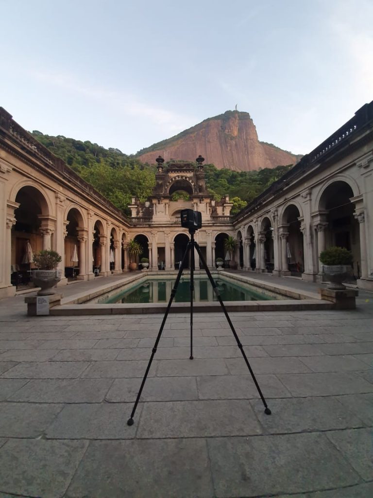 Brazil Production Services conducts a LiDar scanning at Parque Lage, in Rio de Janeiro (Brazil)