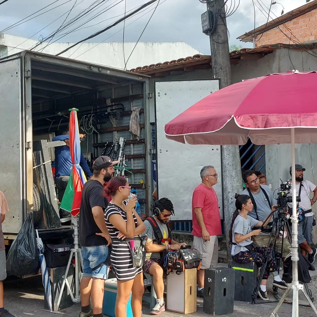 A 15-passenger van available for rental in Rio de Janeiro, Brazil.