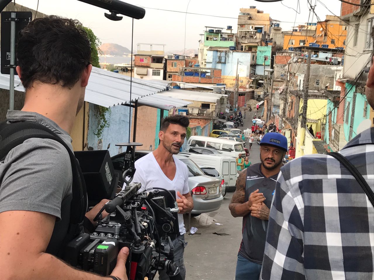 BPS produces shoot in the Rocinha slum in Rio de Janeiro with actor Frank Grillo.