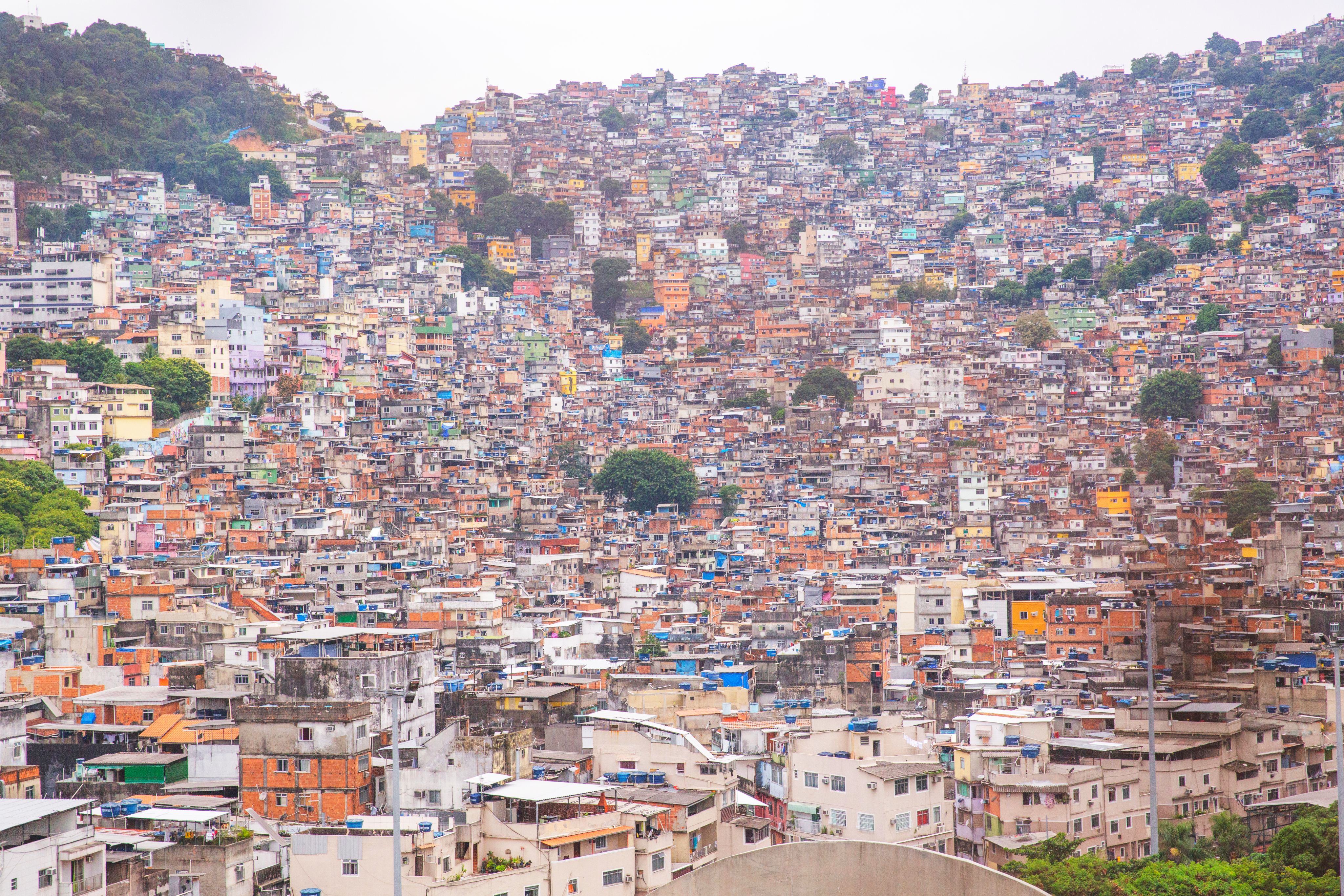 Rocinha slum in Rio de Janeiro.