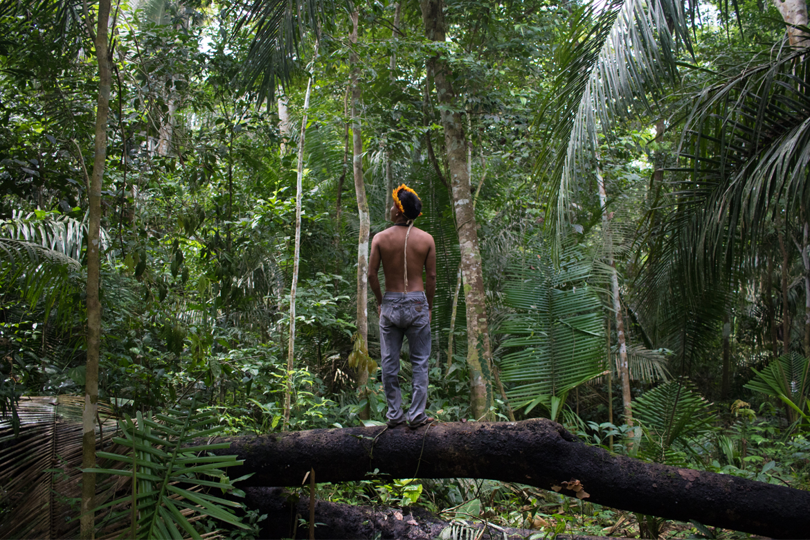 BPS films on location in the heart of the Amazon Rainforest with a native tribe.