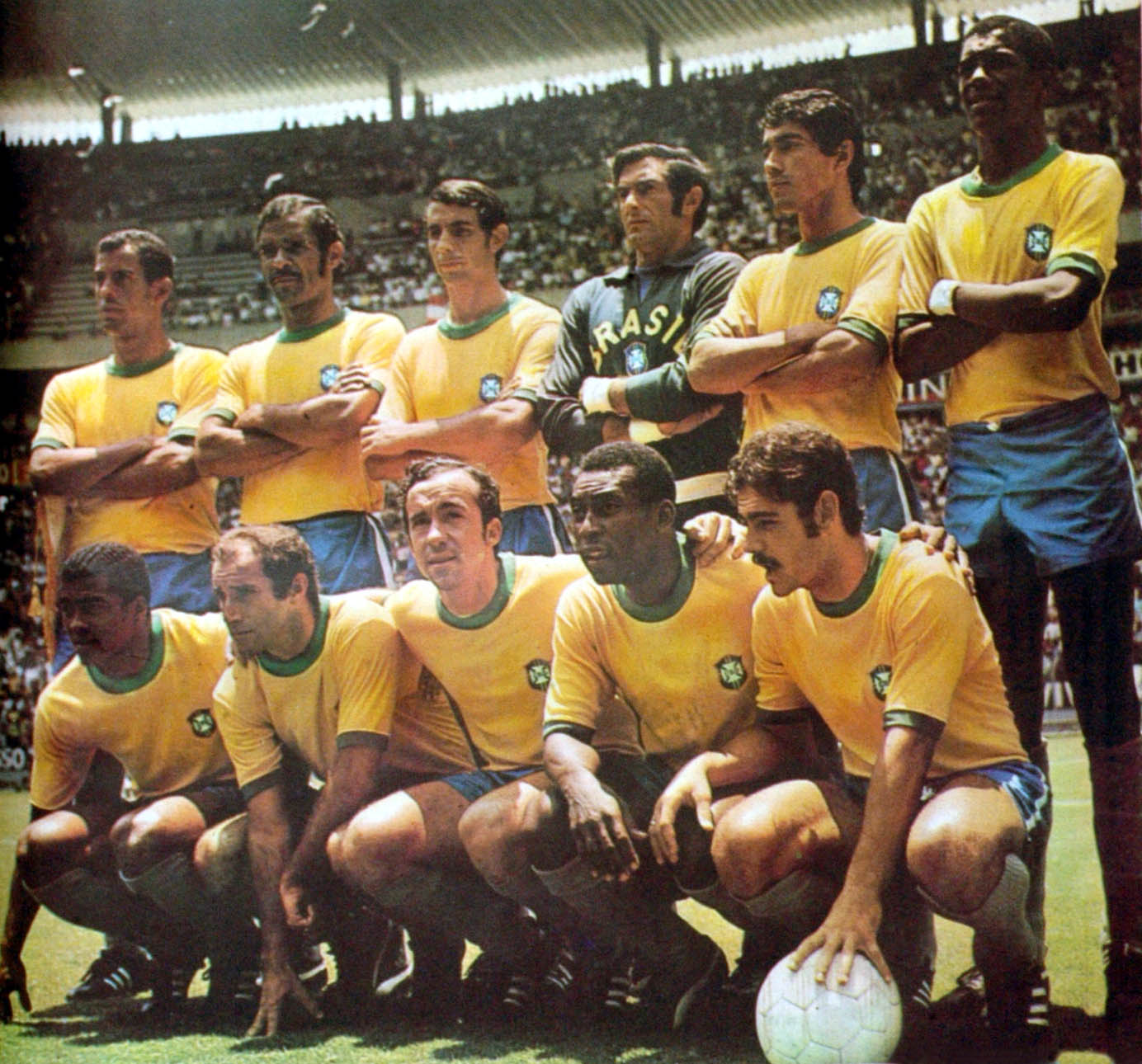 The famed 1970 Brazilian soccer squad that won the World Cup.