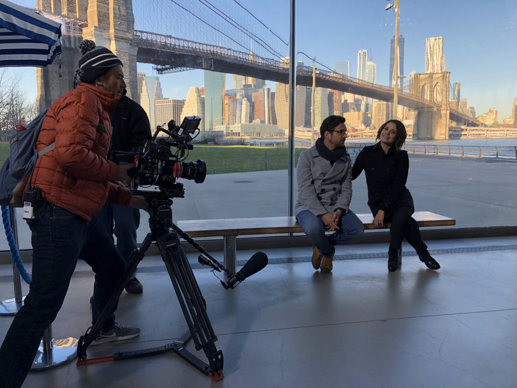 foto de um casal de atores da novela da record apocalipse