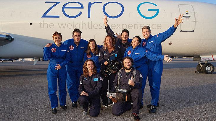 BPS FILM SHOOTS AT NASA AND GOES ZERO GRAVITY