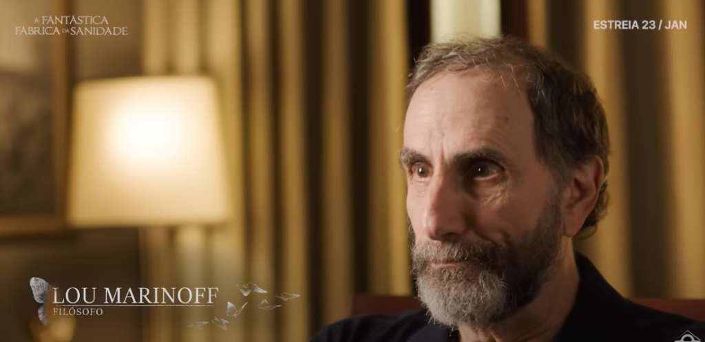 Lou Marinoff Interviewed by Brazil Production Services crew for Brasil Paralelo documentary.